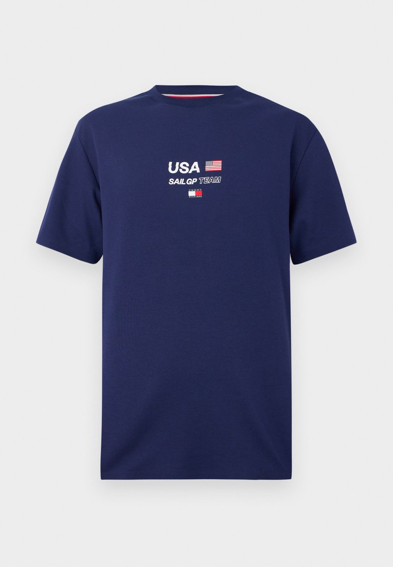 Tommy Hilfiger T-shirt print donkerblauw Tommy Hilfiger T-shirt print donkerblauw