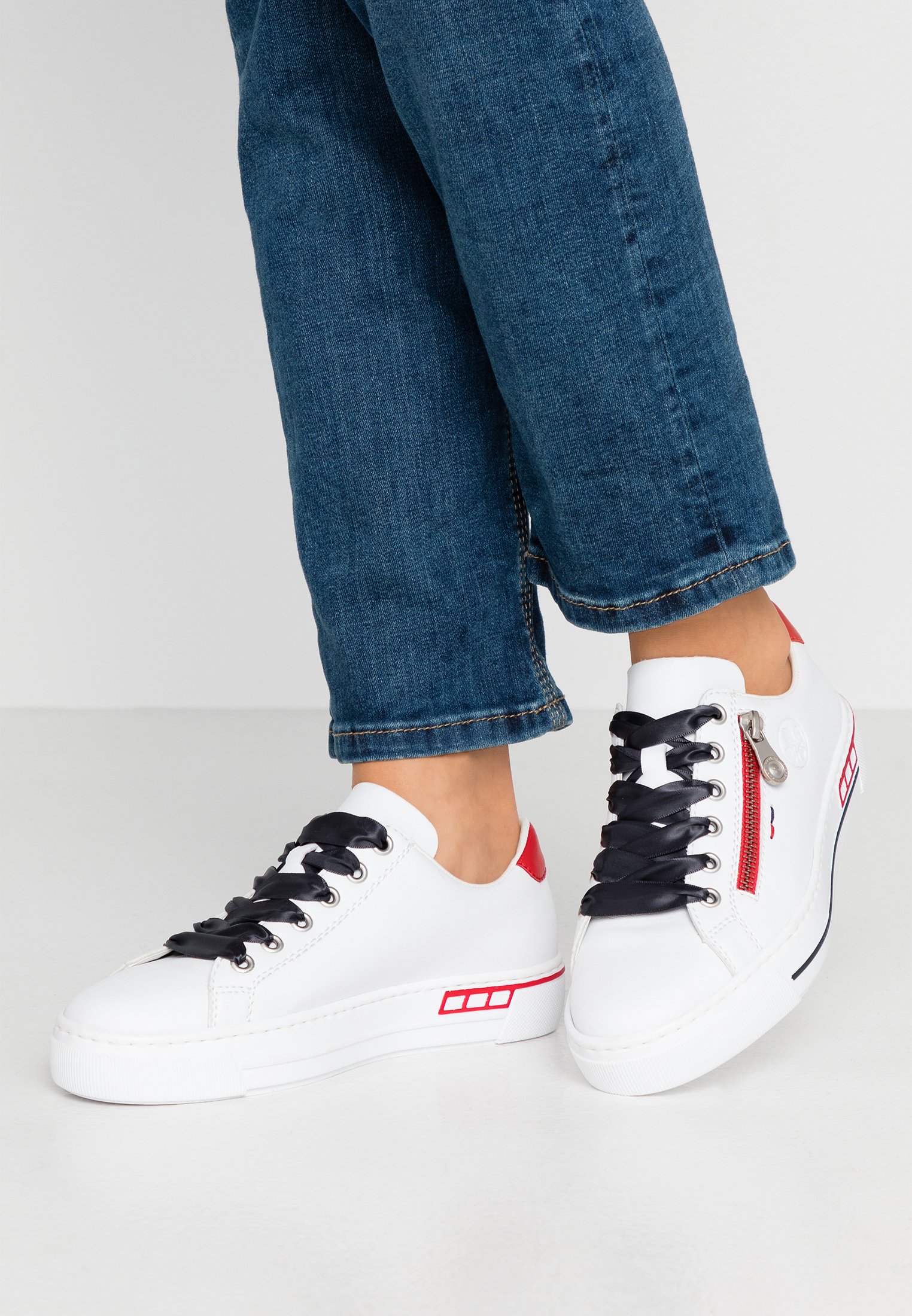 Rieker Joggesko weißrosso Zalando.no Rieker Joggesko weißrosso Zalando.no