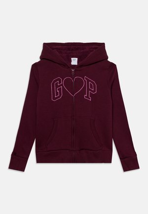 GAP, HERITAGE  - Суитшърт с цип - tuscan red