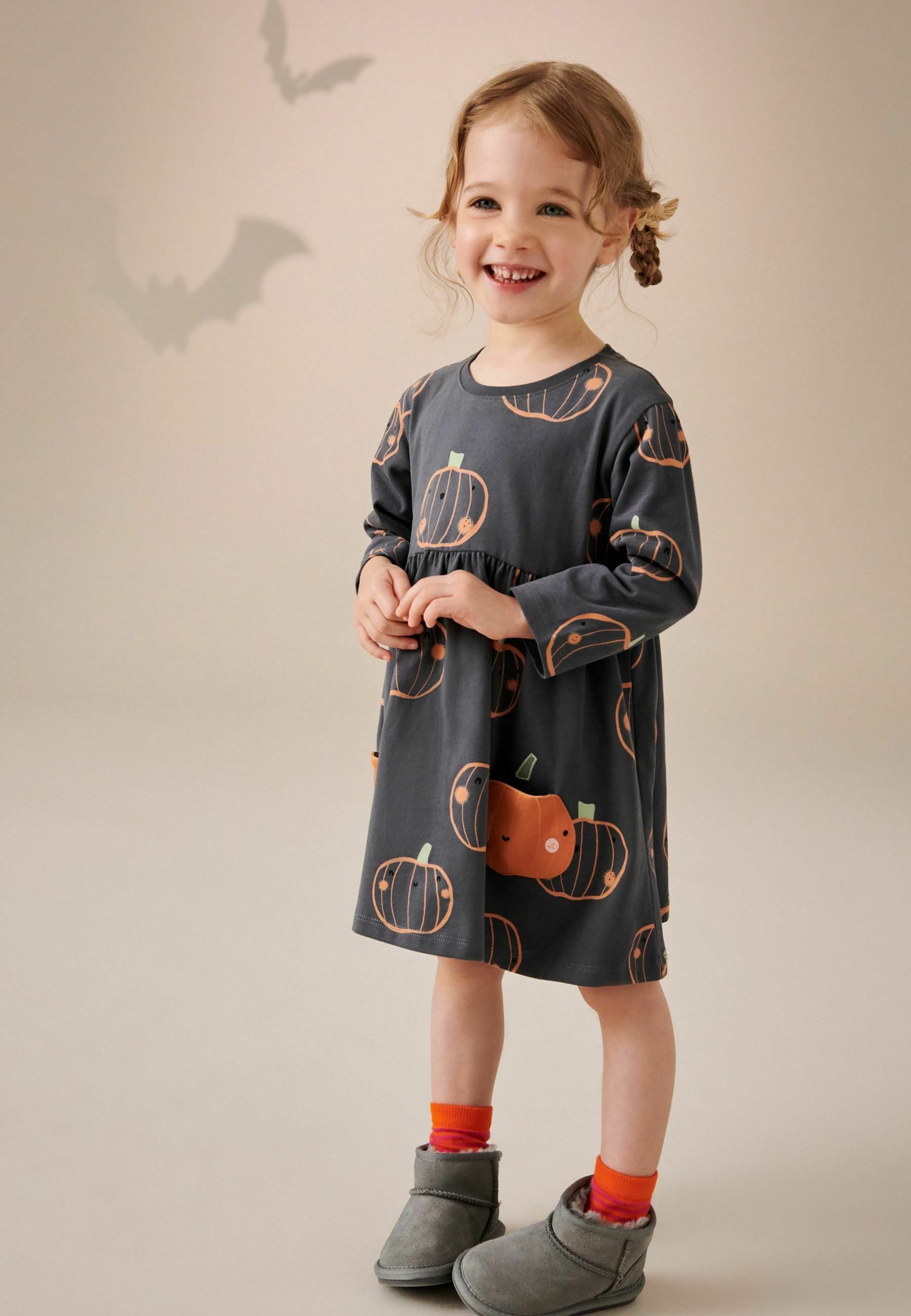 Next HALLOWEEN LONG SLEEVE REGULAR FIT Vestito di maglina