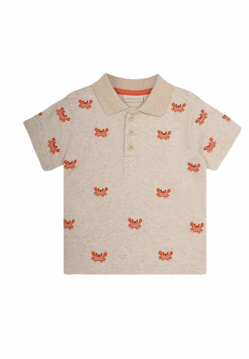 JoJo Maman Bébé - EMBROIDERED - REGULAR FIT - Poloshirt - natural crab, Vergroten