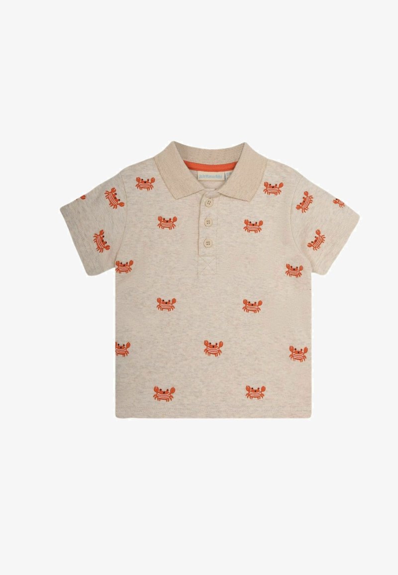 JoJo Maman Bébé EMBROIDERED - REGULAR FIT - Pólóing - natural crab