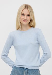 Terranova BASIC A TINTA UNITA - Maglione - celeste