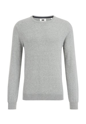 WE Fashion Striktrøje - blended light grey