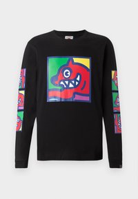 Icecream POP ART RUNNING DOG - Langærmet T-shirt - black