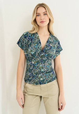 Camomilla Italia, SAND - T-SHIRT - Print T-shirt - blue-blue