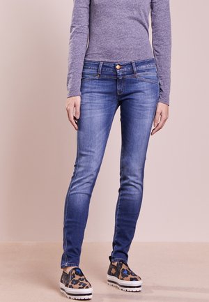 Vaqueros pitillo - dark-blue denim