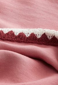 Next TIE WAIST WIDE LEG TALL - Kelnės - pink crochet