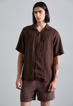 JULIO  - Button down-skjorte - coffee