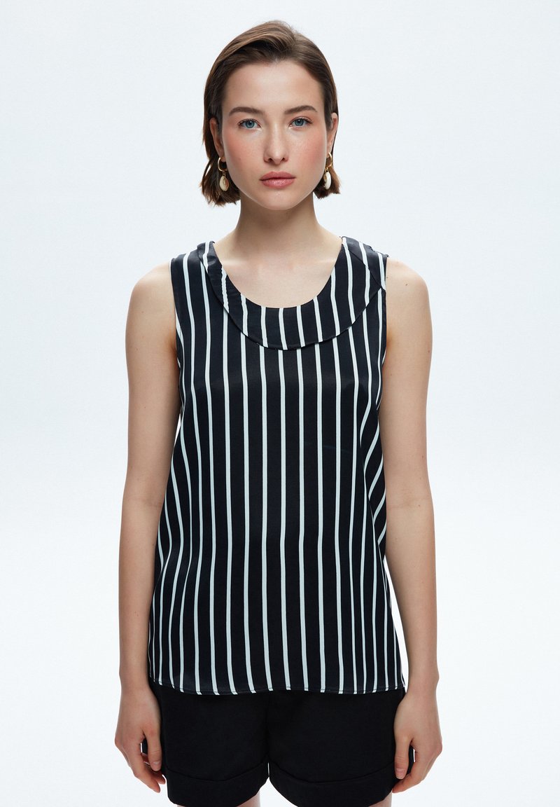 adL STRIPED - Blůza - striped black