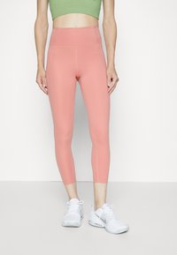 Girlfriend Collective - COMPRESSIVE HIGH RISE LEGGING 7/8 - Trikoot - primrose Pienoiskuva 1