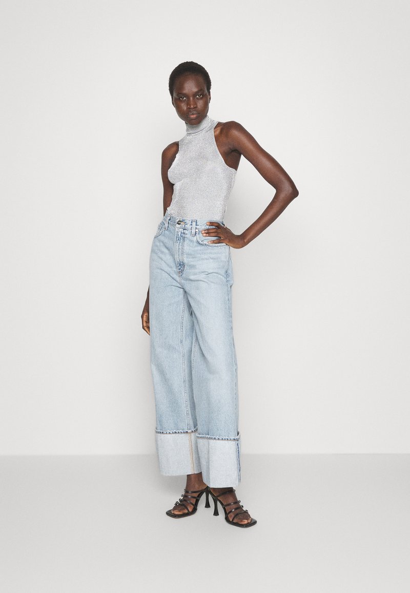 Goldsign THE ASTLEY - Flared Jeans - melra vint mid ind/hellblau 