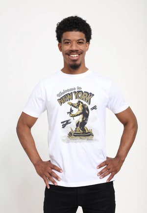 Henry Tiger, KING KONG NEW YORK CITY ATTACK GRAPHIC - Print T-shirt - white