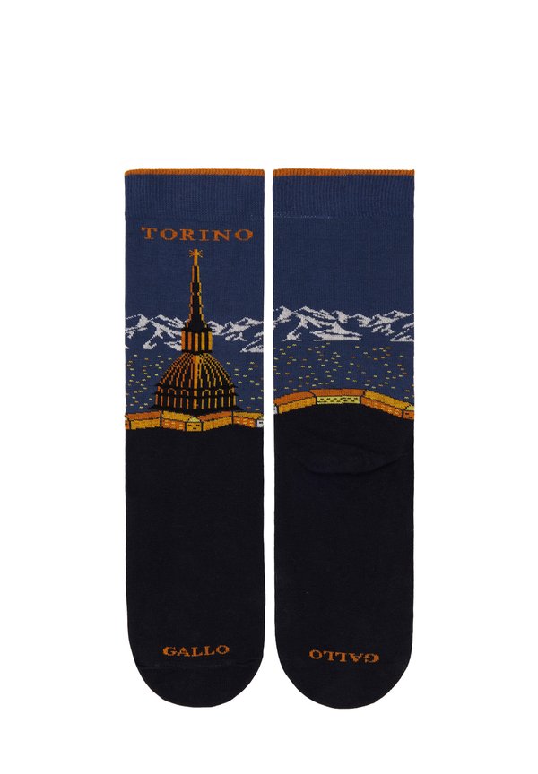 WITH MOLE ANTONELLIANA IN TURIN PATTERN - Socken