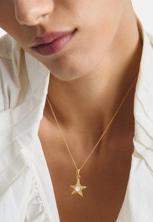 THOMAS SABO, KETTE SEESTERN - Necklace - gelbgoldfarben weiß