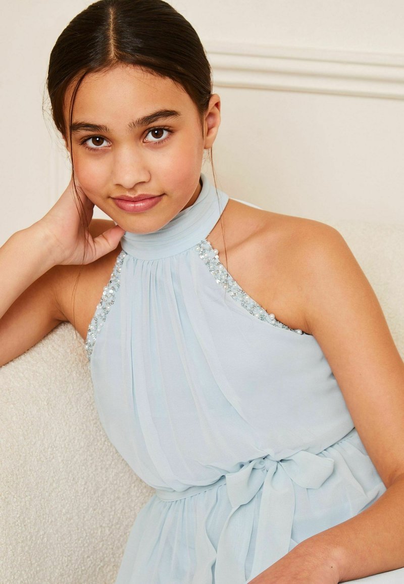 lipsy halter neck dress Buy Lipsy Navy Blue Hanky Hem Halter Occasion Dress (5-16yrs) from Next USA