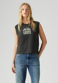 Levi's® BOXY TANK DECO CANYON VIEW SUGAR - Camiseta estampada - tank deco canyon