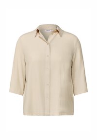 MIT STRUKTUR - Hemdbluse - beige