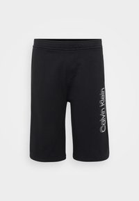 DOUBLE LOGO  - Pantaloni de trening - black