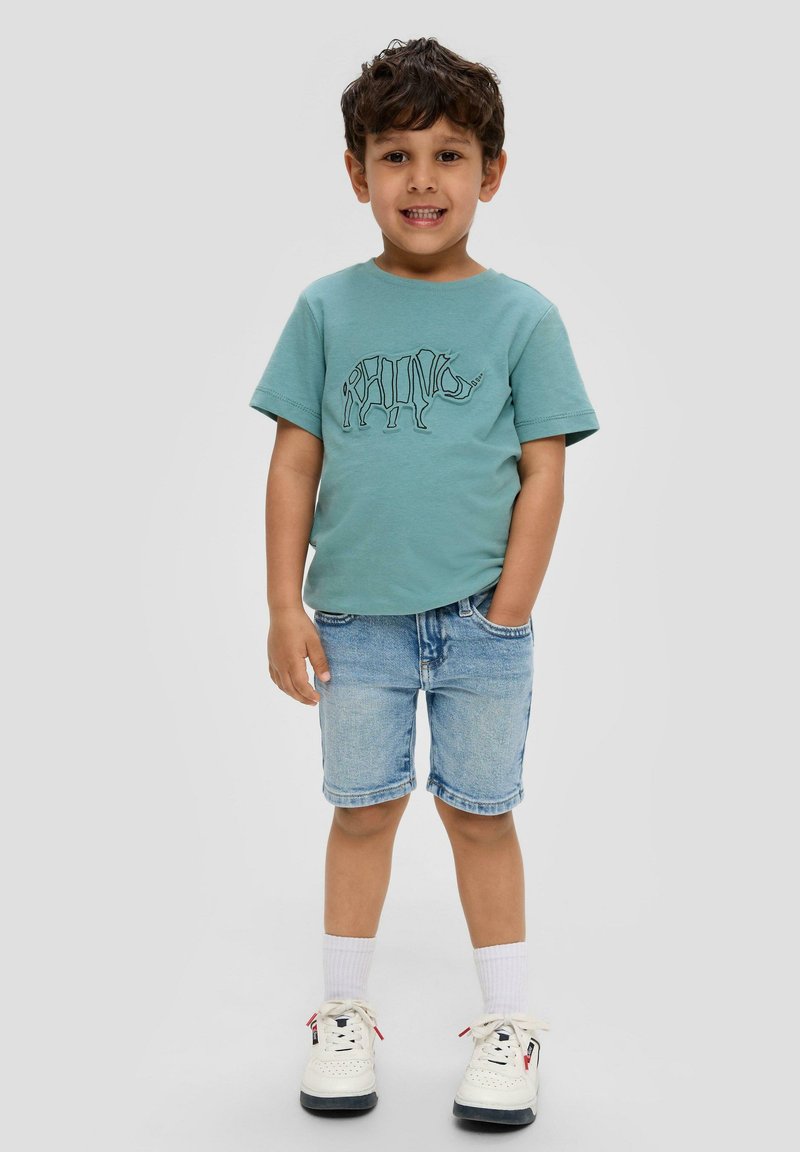 s.Oliver SUR LE DEVANT - T-Shirt print - ozeangrün