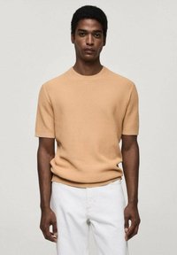 Mango T-Shirt basic - apricot