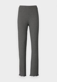 STRIPE LONNIE PANTS - Kalhoty - black/vanilla ice