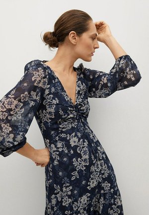 GEBLÜMTES - Vestido informal - blau