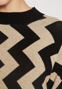 VILA Stickad tröja - black