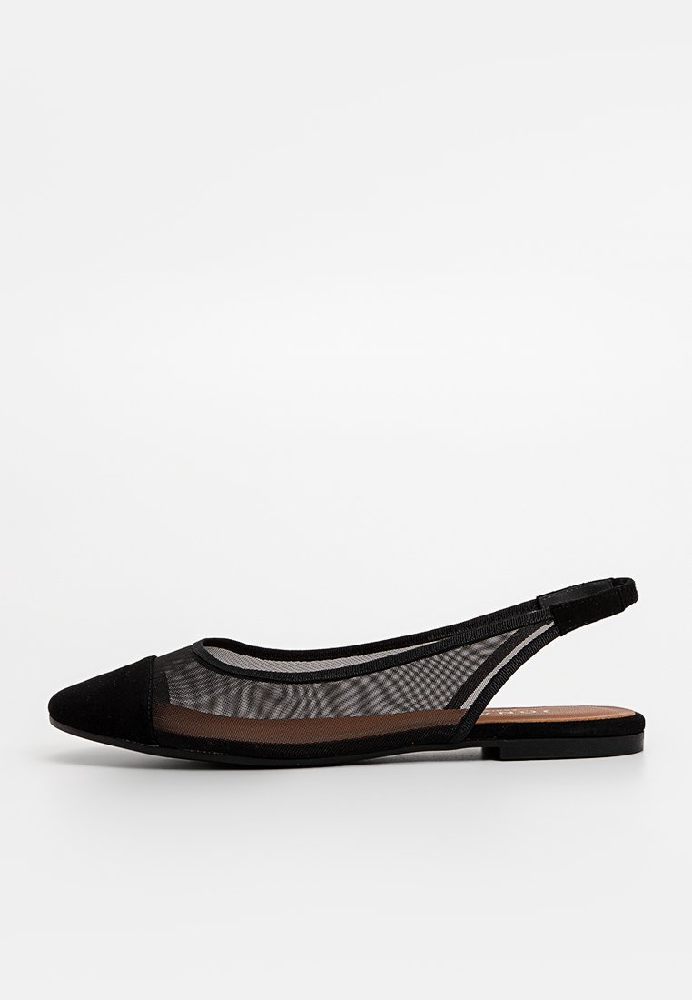 Jonak Slingback ballerina´s zwart denim/blackdenim