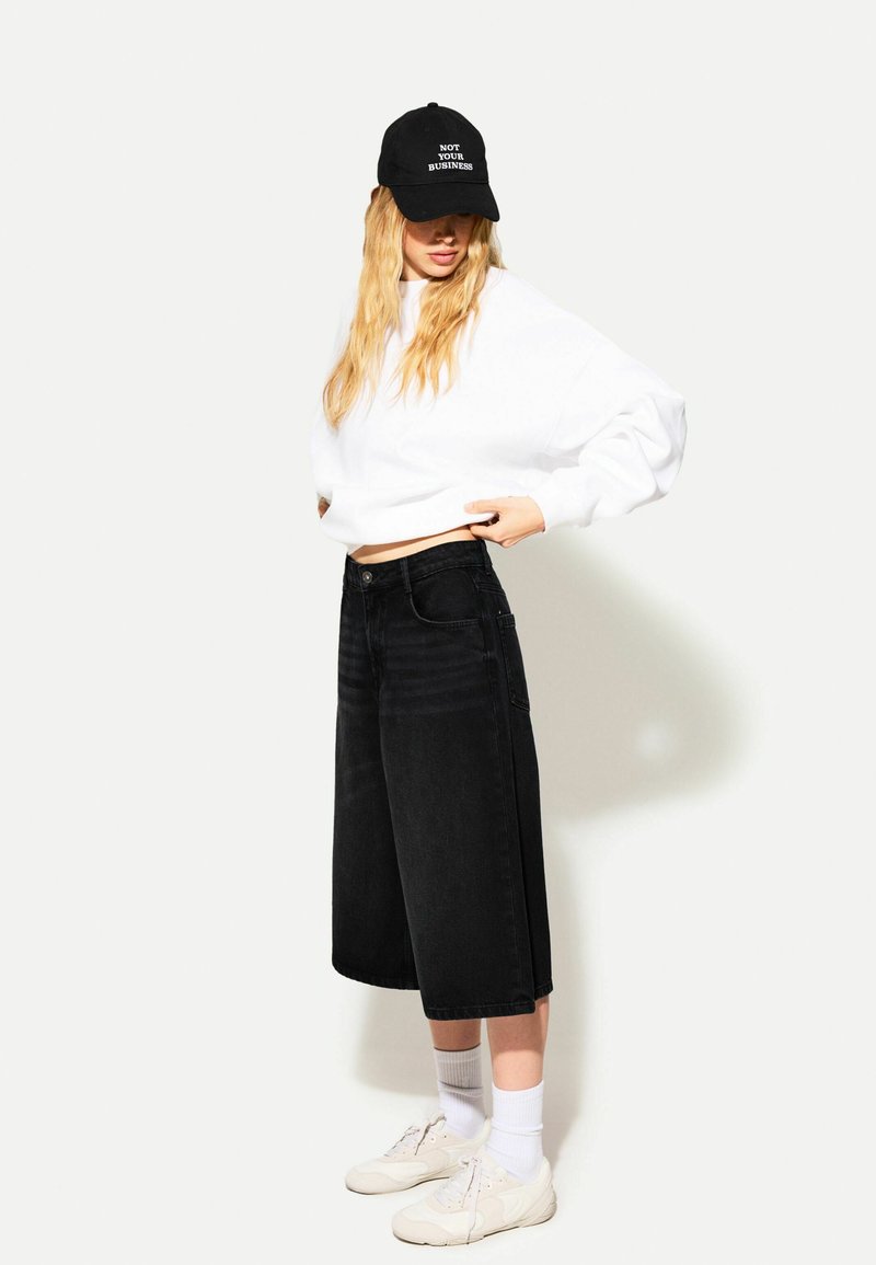 Bershka - - Szorty jeansowe, Powiększ