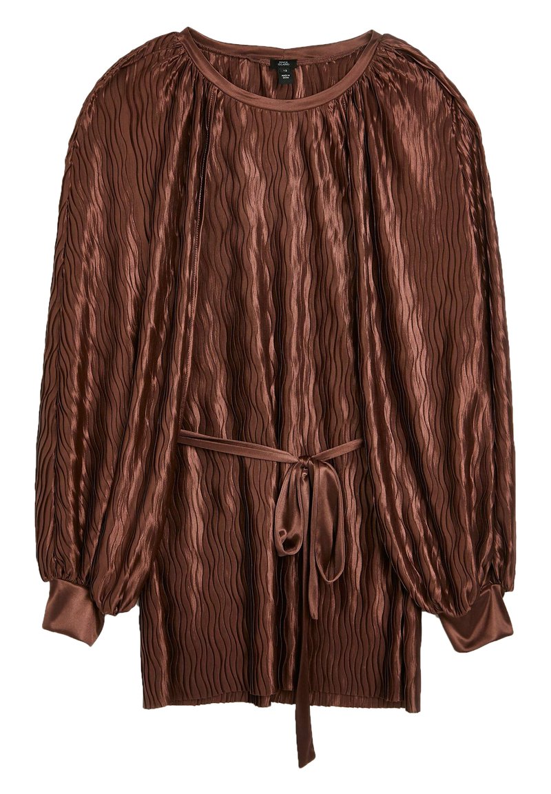 Damen Hemdblusen | River Island Bluse brown/braun - NV98154 Damen Hemdblusen | River Island Bluse brown/braun - NV98154
