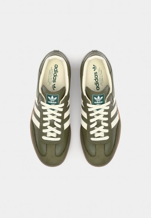 adidas SAMBA OG UNISEX - Zapatillas - medium dark khaki/off white — foto 6