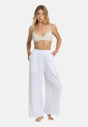 FOLLOW ME - ELASTISCHE FÜR - Pantalon classique - white