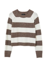 RAYÉ À COL RAS DU COU - Strickpullover - une variante