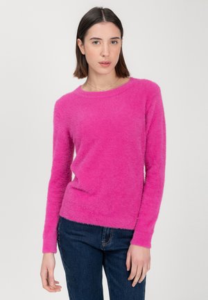 INFLUENCER CREW-NECK - Trui - fuchsia