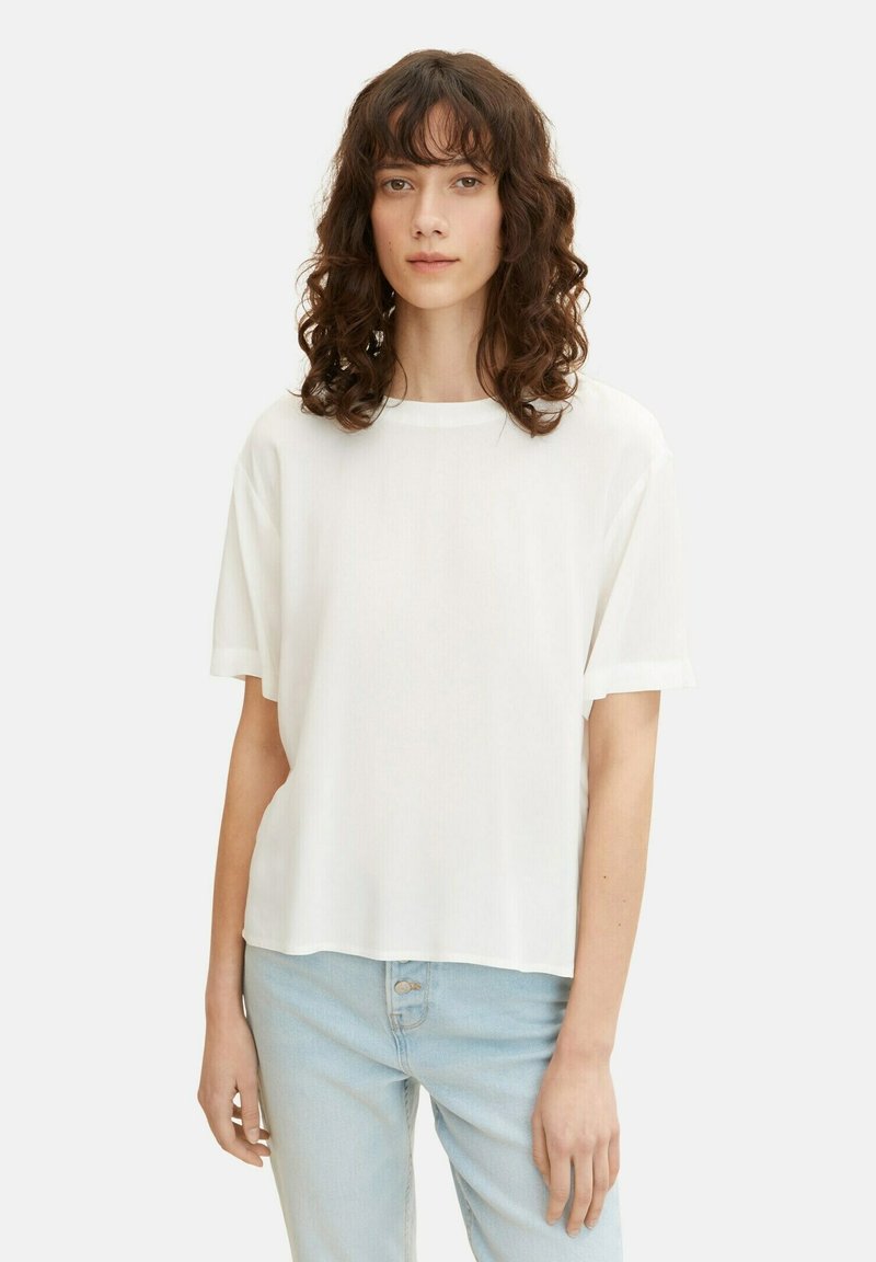 TOM TAILOR EASY SHAPE Blouse whisper white/écru ZALANDO.FR