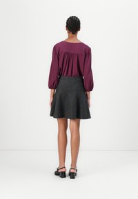 TOM TAILOR DENIM SKATER SKIRT - Trapecinis sijonas - shale grey