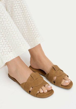 Jenny, Pantolette flach - brown