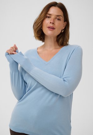 Kaffe Curve, KCLIZZY LONG SLEEVE - Vesta - blue fog