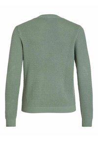 VILA VIDALO O-NECK - Stickad tröja - green milieu