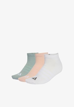 CUSHIONED ESSENTIALS LOW CUT 3 PAIR PACK - Calcetines tobilleros - blush pink/white/sage