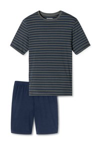 Schiesser CASUAL ESSENTIALS - Pyjama - anthrazit blau