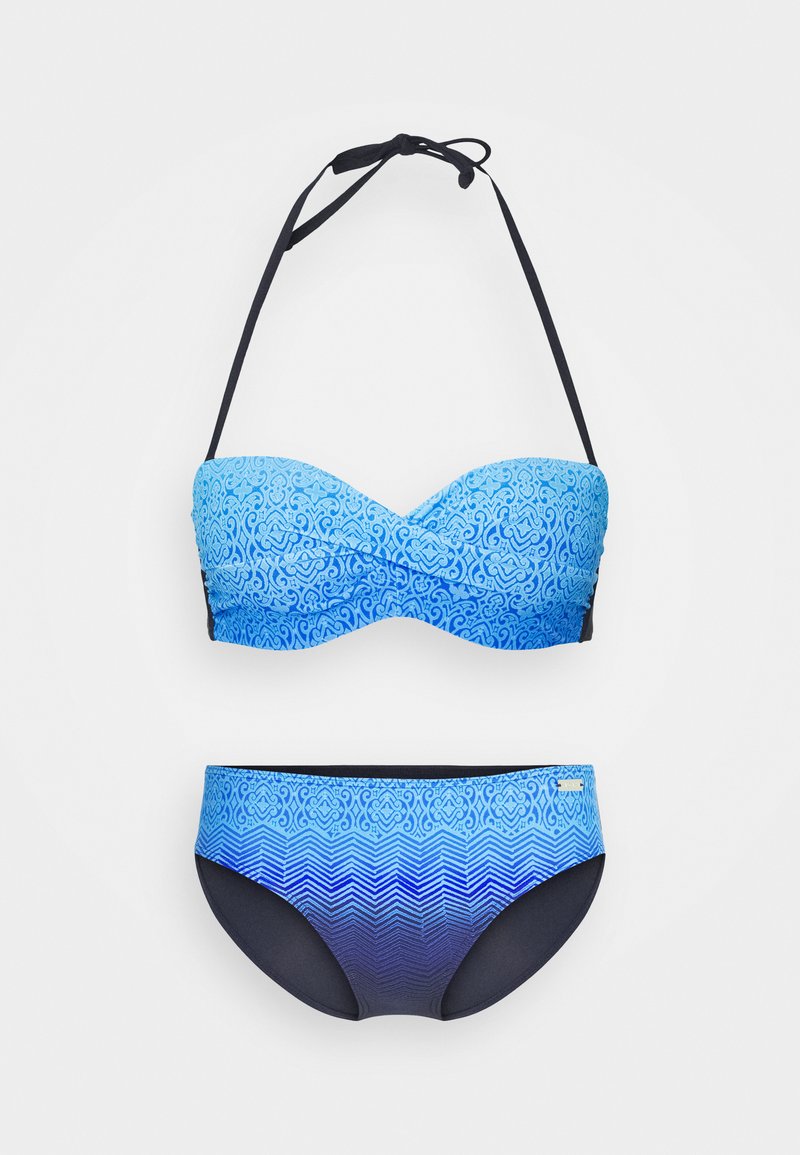 LASCANA WIRE BANDEAU SET Bikini blue Zalando.ie