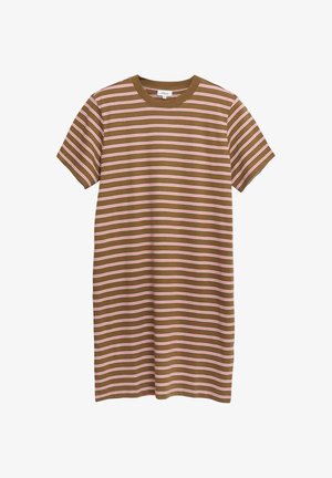 s.Oliver, KLEID - T-Shirt-Kleid - braun