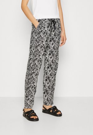 Stoffhose - black
