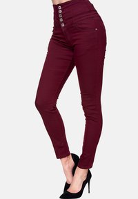Elara HIGHWAIST - Vaqueros pitillo - rot