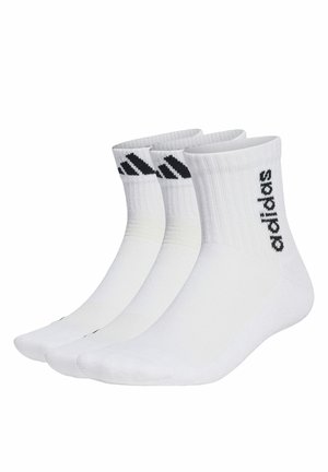 adidas Performance LIGHT MID-CUT 3 PAIRS - Calcetines de deporte - white white white