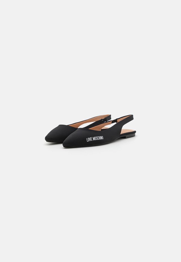 LOGO - Slingback ballet pumps - nero4