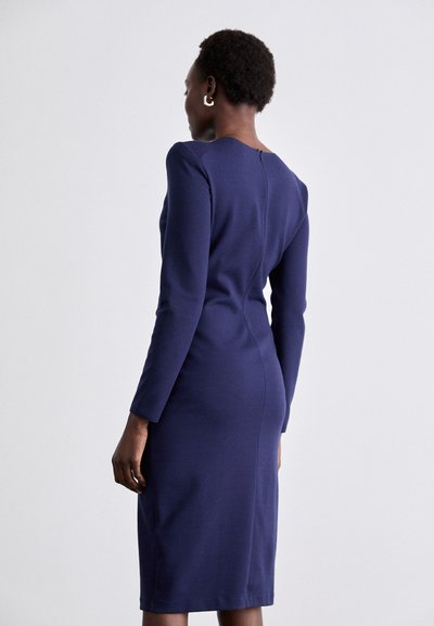 Emporio Armani VESTITO - Jersey dress - blu mezzanotte