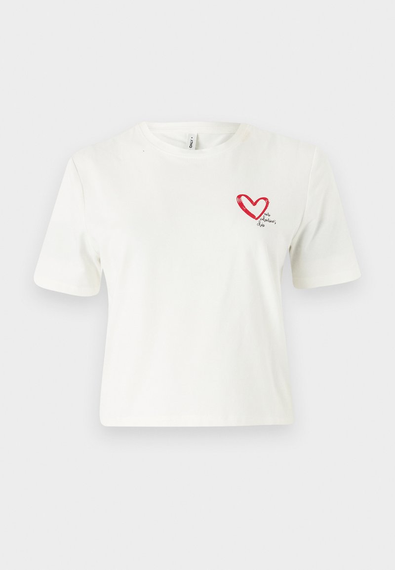 Only T-shirt print crème Only T-shirt print crème